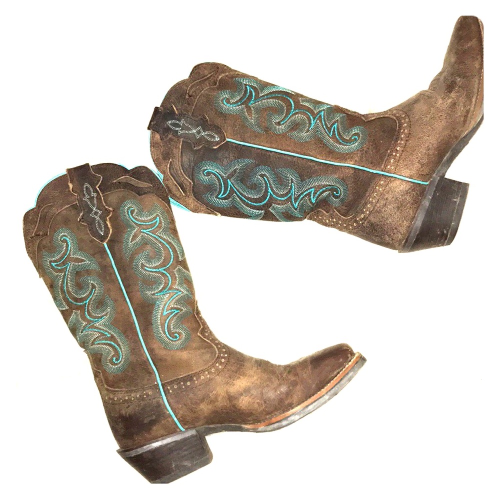 Justin hard toe boots
